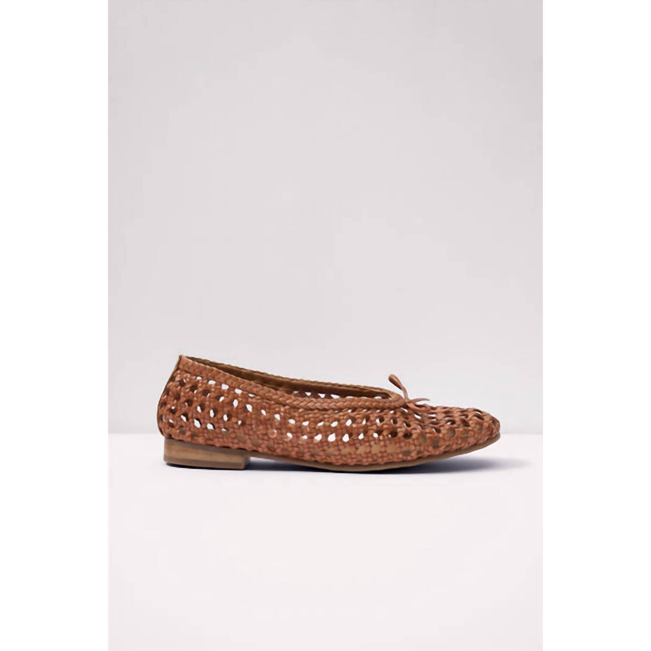 New Seychelles Women's Flagstaff Woven Leather Flat Shoes In Tan